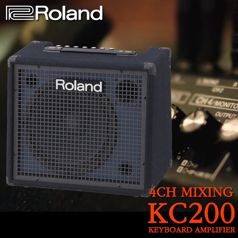 [★드럼채널★] ROLAND KC-200 4CH Mixing Keyboard Amplifier (전자드럼에도 사용OK)